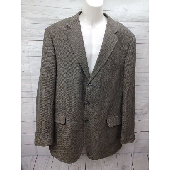 Versini Mens Italian Silk Sport Coat Blazer Suit Jacket Two Button XL 46 - Picture 1 of 12